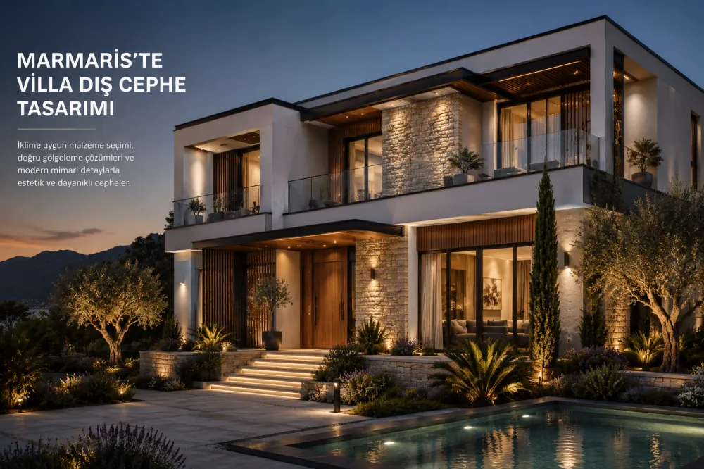 Marmaris’te Villa Dış Cephe Tasarımı Nasıl Yapılmalı?